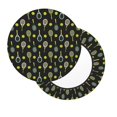 thumbnail image 3 of Round Bar Stool Seat Covers, Tennis Rackets Elastic Round Chair Cover Stool Seat Slipcover Bar Stool Cushions Round Pad for 12-14 inch, 3 of 7