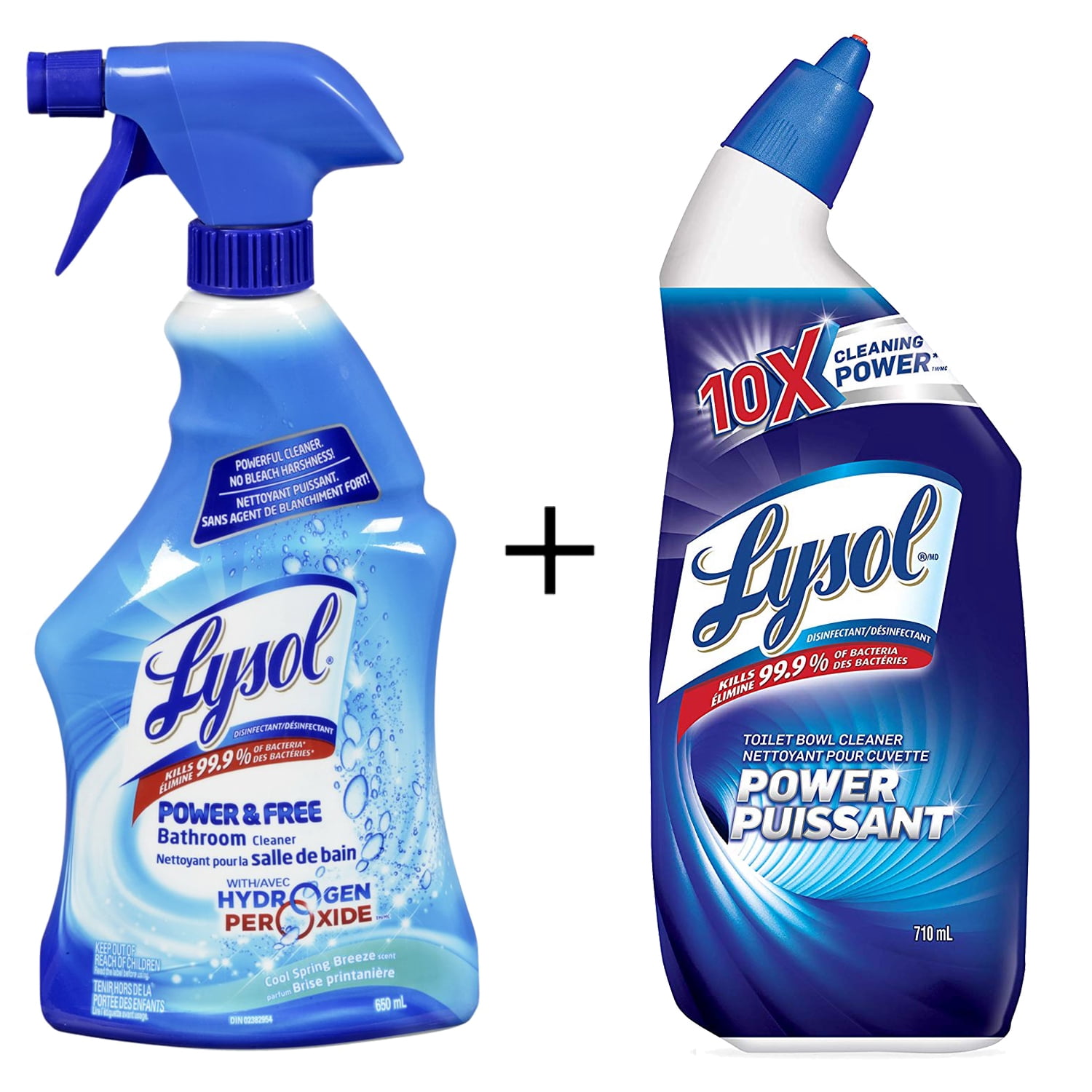Bathroom Cleaner Spray, Power and Free Trigger, Cool Spring Breeze