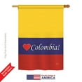 thumbnail image 2 of Breeze Decor 08161 Colombia 2-Sided Vertical Impression House Flag - 28 x 40 in., 2 of 4