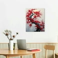 thumbnail image 5 of Chilfamy Red Flowers Canvas Wall Art Home Decoration for Bathroom Living Room Bedroom Office Gift Ideas 16x20in, 5 of 5