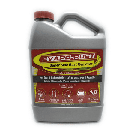 Evapo-Rust®, The Original Super Safe Rust Remover, Water-based, Non-Toxic, Biodegradable, 32 (Best Way To Clean Off Rust)