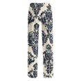thumbnail image 5 of Womens Comfy Pajama Pants Dress Pants Women Women Printed Elastic Waistband Drawstring Pocket Fashionable Pajama Full Length Pants Navy M, 5 of 6