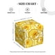 thumbnail image 4 of Balery Cool Duck With Yellow Strip Porta Pañuelos de Cuero con Estampado – Funda Moderna Cuadrada para Caja de Pañuelos, Dispensador 5x5x5'', 4 of 7