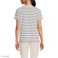 thumbnail image 2 of Lands' End Petite Supima Cotton V-Neck T-Shirt, 2 of 3