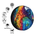 thumbnail image 4 of Easygdp Colorful Parrot Jungle Dream Wheel Cover,Spare Tire Cover,4-17in Spare Tire Cover Universal Fit for Trailer, Car, Truck, SUV, Jeep-15 inch, 4 of 6