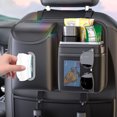 thumbnail image 4 of ZheElen Car Storage Frame With Seat Back items inside the car, Hanging Garbage Bin Drawer Which Facilitates Storage Of Various, 4 of 6