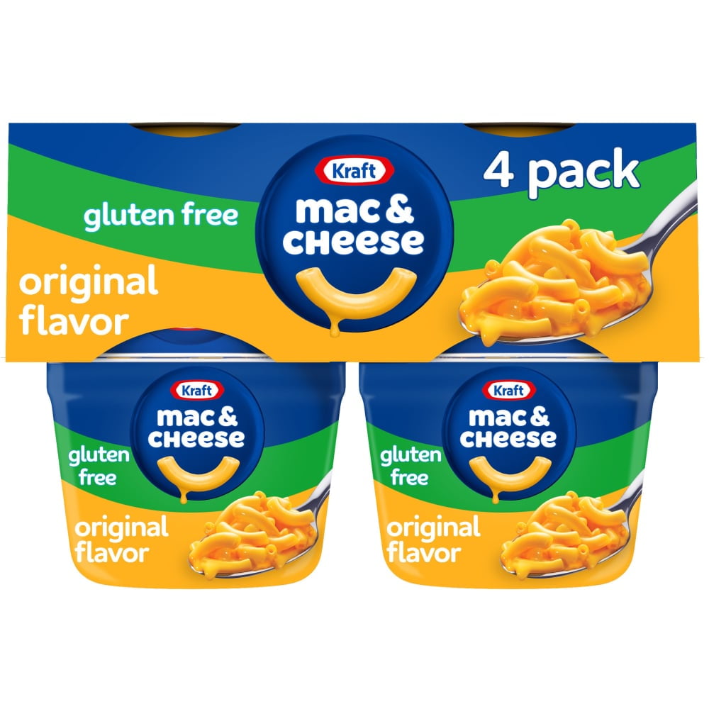 Kraft Gluten Free Original Mac & Cheese Macaroni and Cheese Dinner, Pack, Cups 1.9 oz - 5 Pack