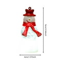thumbnail image 2 of nTRIUQJ Holiday Series 354 Inch LED Snowman Rotating Light Desktop Ornament for Family Festive Decoration with Warm Glow White2, 2 of 4