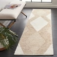 thumbnail image 2 of SAFAVIEH Natura Medici Diamond Runner Rug, Natural/Ivory, 2'3" x 8', 2 of 8
