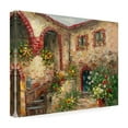 thumbnail image 3 of Trademark Fine Art Masters Fine Art Tuscany Courtyard Canvas Wall Art - 35x47, 3 of 5