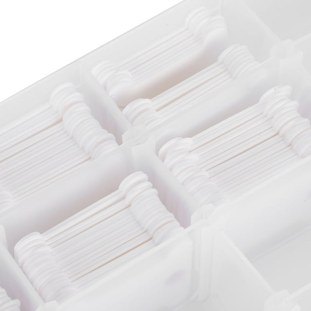 Khall Embroidery Floss Organizer Tool,120Pcs Floss Bobbins Embroidery Organizer Plastic Winding Board Stitch Tool Set,Plastic Winding Board