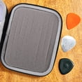 thumbnail image 4 of ETHZZLE Guitar Pick Holder Bag Yellow Eva Nylon Portable Storage for Musical Instrument Picks, 4 of 6
