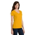 thumbnail image 4 of Port & Company Fan Favorite V-Neck Tee (LPC450V) Bright Gold, M, 4 of 6