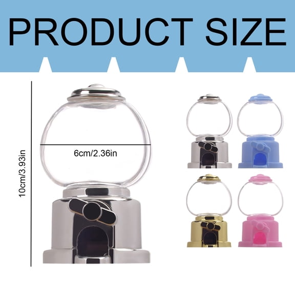 1 Children'S Light Bulb Candy Box Rotating Button Candy Machine Candy Dispenser Machine For Wedding Bridal Shower Birthday Candy Jars Decorations