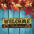 thumbnail image 2 of Cartel de decoración de Halloween Zulema de madera colgante Bienvenido, 2 of 5