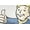 Premium Unframed Version, variant on Fallout - Vault Boy - Thumbs Up Close-Up Wall Poster, 22.375" x 34"