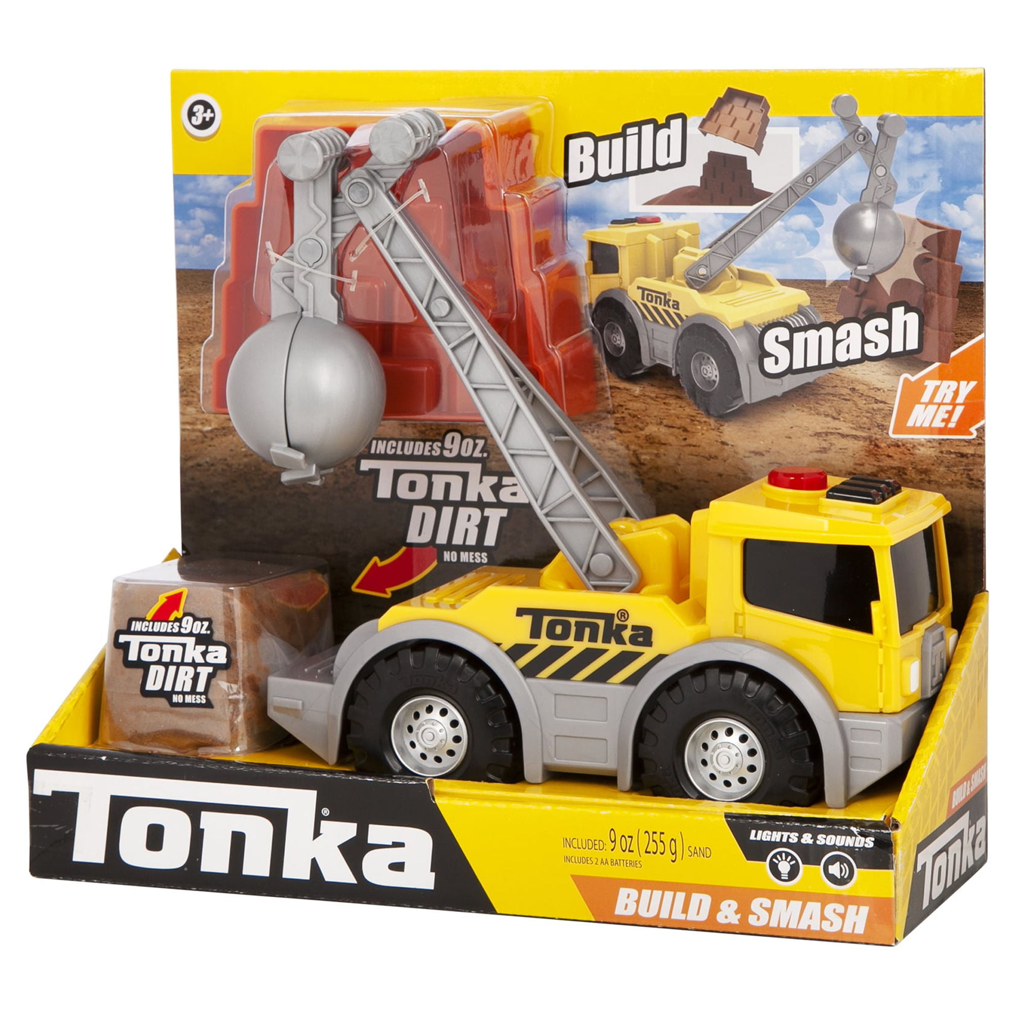 Tonka - Build and Smash - Demolition Truck with Tonka Tough Dirt