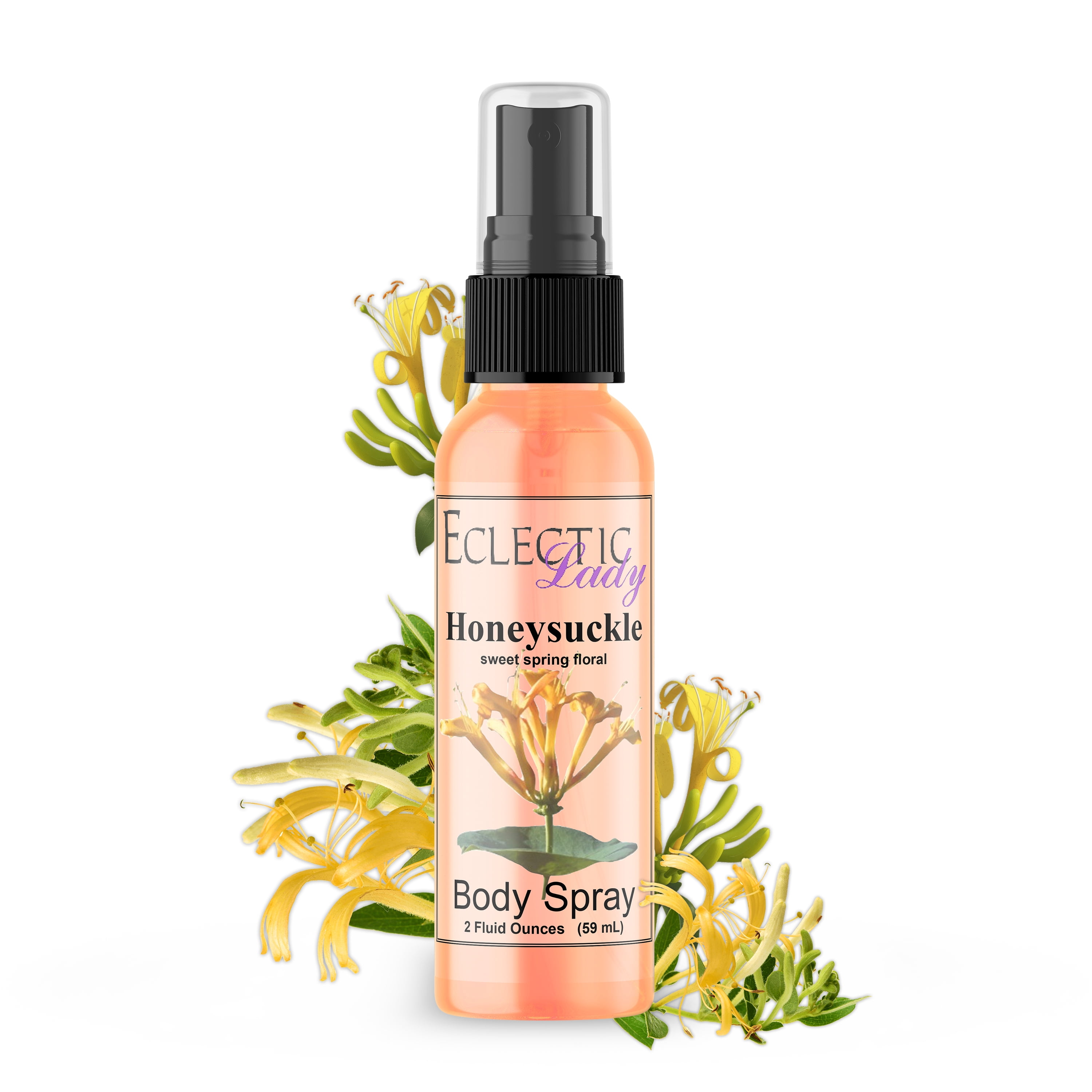 Honeysuckle Body Spray, Eclectic Lady, Hydrating Mist, Unisex, 2 oz