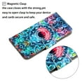 thumbnail image 6 of SaniMore for Samsung Galaxy A53 5G 6.5" 2022 Wallet Case, Color Painting Pattern with Kickstand Card Slots Detachable Wrist Strap Grils Women PU Leather Case Magnetic Clasp, Mandala, 6 of 8