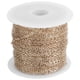 thumbnail image 4 of Carrete de Cadena Plana Cruzada O de 10 Metros Material de Latón a Granel para Manualidades DIY Accesorios de Joyería Pulsera Extensor de Collar ANGGREK  Otros, 4 of 8