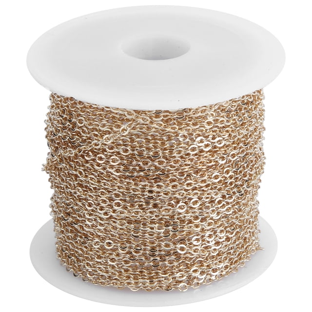 Accesorios de Joyería para Hacer Uno Mismo Bling Bling Cadena Plana de 10 Metros