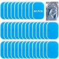 thumbnail image 2 of 60 hojas de gel compatibles con almohadilla de gel, hoja de gel de repuesto para entrenador de abdominales, cinturón de tonificación abdominal, tóner muscular, accesorios para entr, 2 of 5
