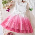 thumbnail image 2 of Swstbby Économies d'Été Liquidation 2025! Robe d'Été pour Filles, Robe Sans Manches à Col Rond avec Étoile en Maille Décontractée et Confortable Jupe Rose 7-8 Ans, 2 of 3