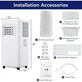 thumbnail image 2 of Emorefun 10000Btus Portable Air Conditioner Rapid Cooling With Cool/Dehumidifier/Fan/Kits, 2 of 7