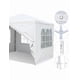 thumbnail image 4 of Carpa Plegable 3x3 Metros con Paredes y Ventanas | Toldo Blanco para Eventos, Jardín y Fiesta, 4 of 5