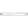 thumbnail image 2 of 10K White Gold 10Kw 2mm Ltw Comfort Fit Band Size 7 Made In United States 1wcfl020-7, 2 of 5