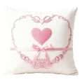 thumbnail image 2 of CQCYD under $5 Valentines Day Throw Pillow, Valentines Day Throw Pillow Cover,Heart Pattern Decorative Pillowcase,Romantic Gift for Couples Sofa,Soft Cushion Cover for Bedroom, 2 of 6