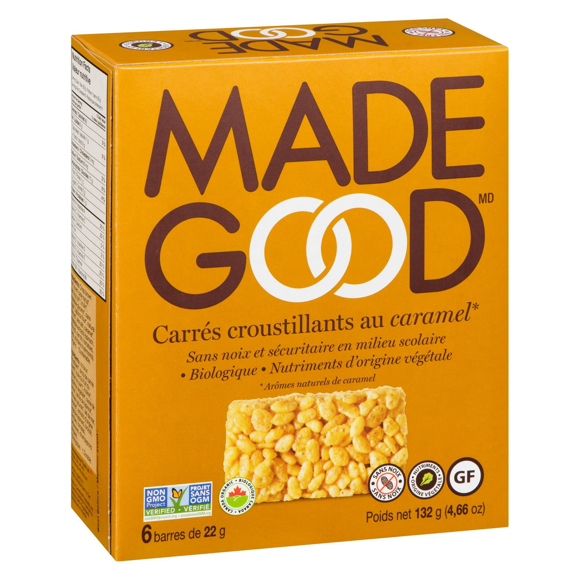 Made Good Caramel Crispy Squares