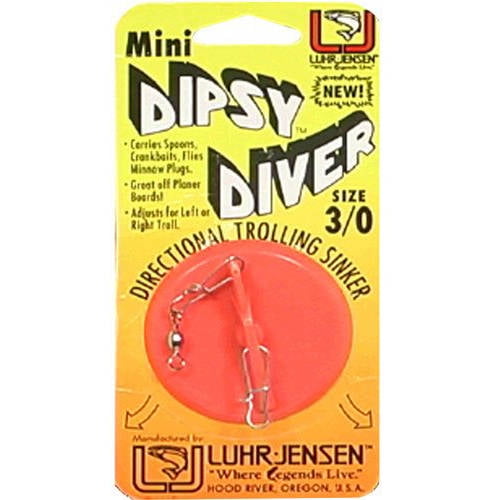 Lot De 3 Plongeurs Luhr Jensen Mini Dipsy – 1 Rose Et 2 Or – Pour La Pêche Au Saumon/ Truite