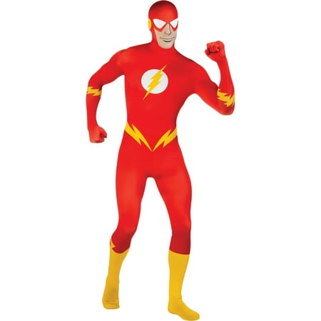 Adult Male The Flash Second Skin Suit Costume by Rubies