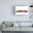 thumbnail image 2 of Trademark Fine Art Michael Tompsett Columbus Ohio Skyline Canvas Wall Art - 22x32, 2 of 5