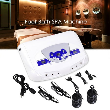 Health Care Foot Bath Spa Tool Dual-user Ionic Detox Machine w/ MP3 Music Player Home Beauty (Best Home Foot Spa Machine)