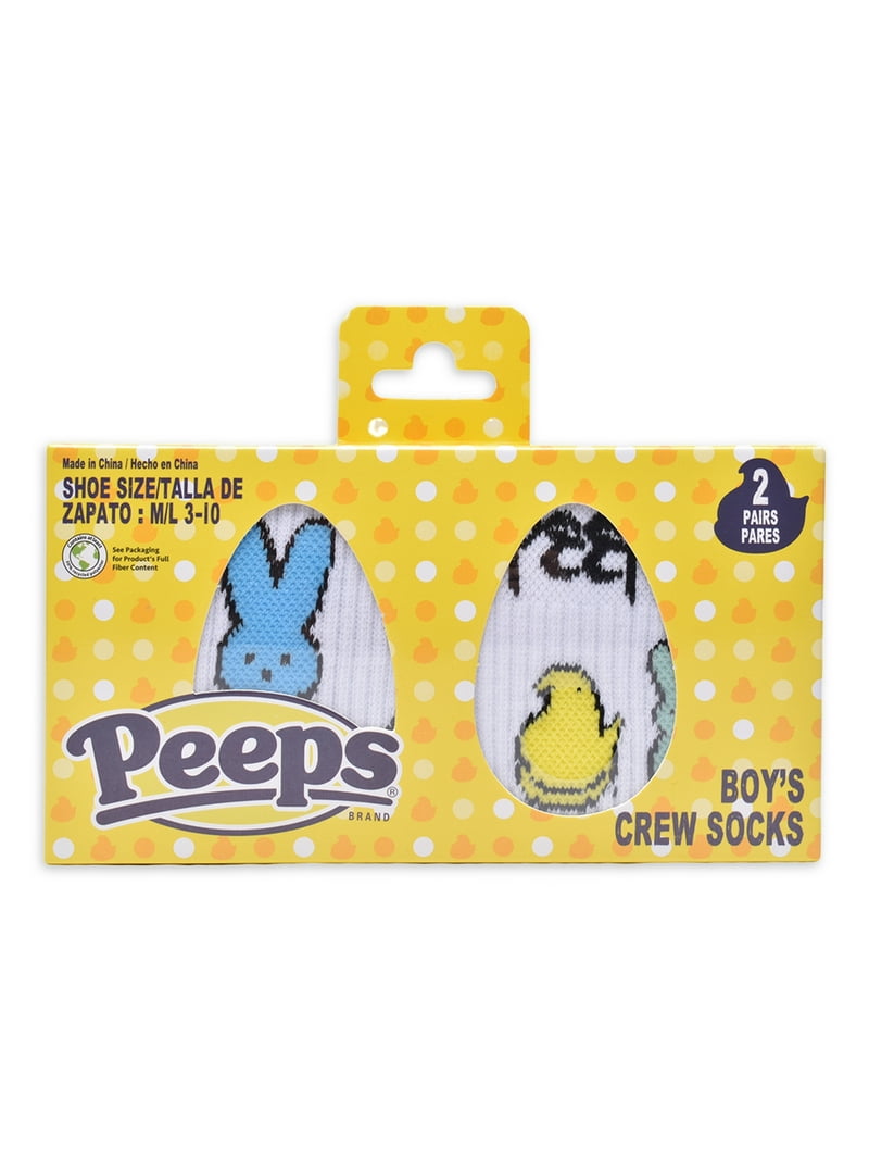 PEEPS SP24 Boys 2pk Crews - Walmart.com