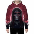 thumbnail image 3 of Sudadera con capucha con estampado 3D de bacterias para hombre y mujer, holgada, de manga larga, estilo urbano, 3 of 4