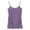Purple, variant on yunLCZ Square Neck Tank Top Womens Cotton Camisole Adjustable Camisole With Frame Bra Stretch Undershirt Summer Sleeveless Tops