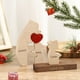 thumbnail image 5 of Adorno de oso de madera personalizado: escultura de oso personalizada con 2 a 6 nombres de familia, regalo de decoración del hogar para mamá, abuela, papá (3 nombres), 5 of 7