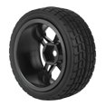thumbnail image 1 of Rc Tyre Rc Car Tyre Rubber 2Pcs 1 10 Rc Truck Rubber Tire Wheel Tyre For Zd Racing On Road Car Black, 1 of 8