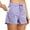 Purple, variant on Blmnix Women Shorts Volleyball Shorts Athletic Shorts Running Short High Pink Oversized Womens Shorts Casual,XL