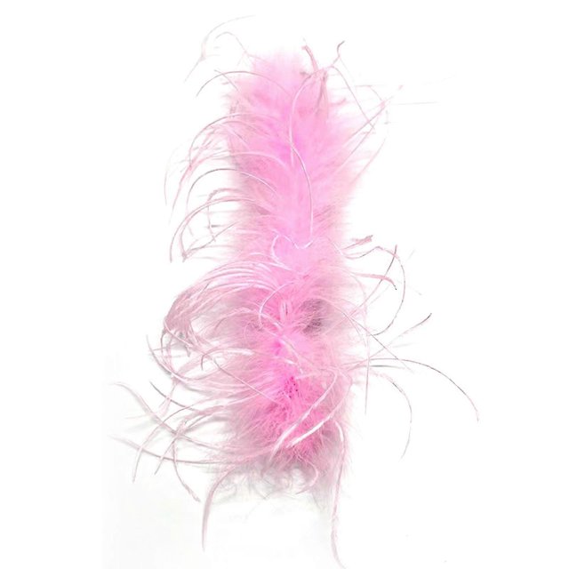 Puños de plumas, decoración de muñeca, joyería de estilo antiguo, negro (a)-L-rosa-Código de modelo24009 L rosa