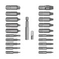 thumbnail image 2 of 22 piece / Pack Extractor de tornillos y dañado de destornillador de brocas de fácil extracción Cola Extractor de puntas de tornillo dañado, 2 of 8
