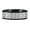 Black, variant on Tungsten Taurus Zodiac Ring (8mm)