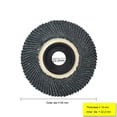 thumbnail image 2 of 125 mm Zirconia Flap Flap Disc 60Grit Disco de lijado for amoladora angular Disco abrasivo de pulido del metal del acero inoxidable, 2 of 7