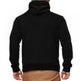 thumbnail image 3 of JUNWELL Men‘s Mask Hooded Sweatshirt Loose Long Sleeve Pullovers  Gray, 3 of 5