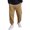 Khaki, variant on Men's Wide Leg Sweatpants Elastic Drawstring Waist Baggy Relaxed Fit Soft Lounge Pants with Pockets