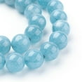 thumbnail image 3 of 10Strand Natural Blue Quartz Beads Strands Dyed Round 8mm Hole: 1mm about 46~50pcs/strand 15 inch, 3 of 5