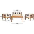 thumbnail image 6 of Safavieh Alda 4 Piece Outdoor Set with Accent Pillows, 6 of 7